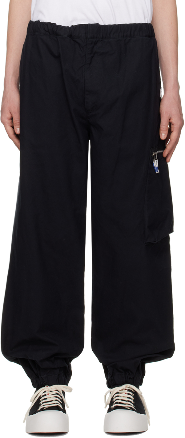 Miharayasuhiro Black Loose-Fit Cargo Pants Miharayasuhiro