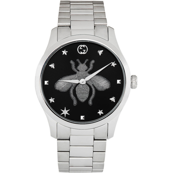 gucci black bee watch