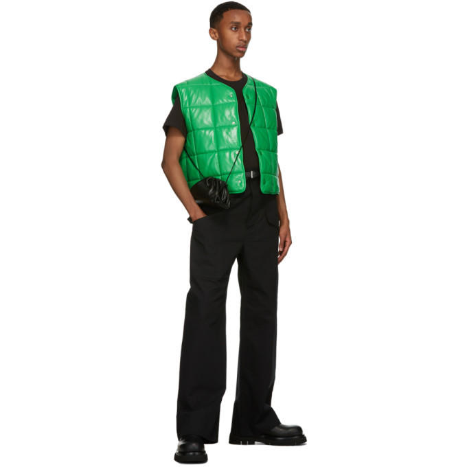 bottega vest green