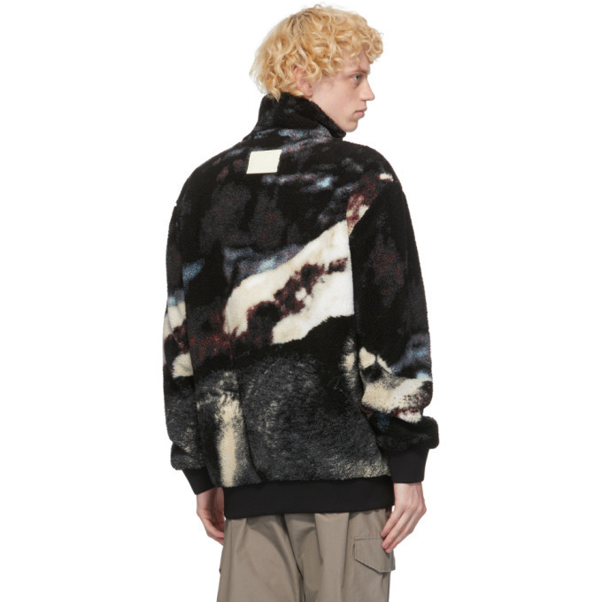 MSGM Multicolor Sherpa Wolf Jacket MSGM