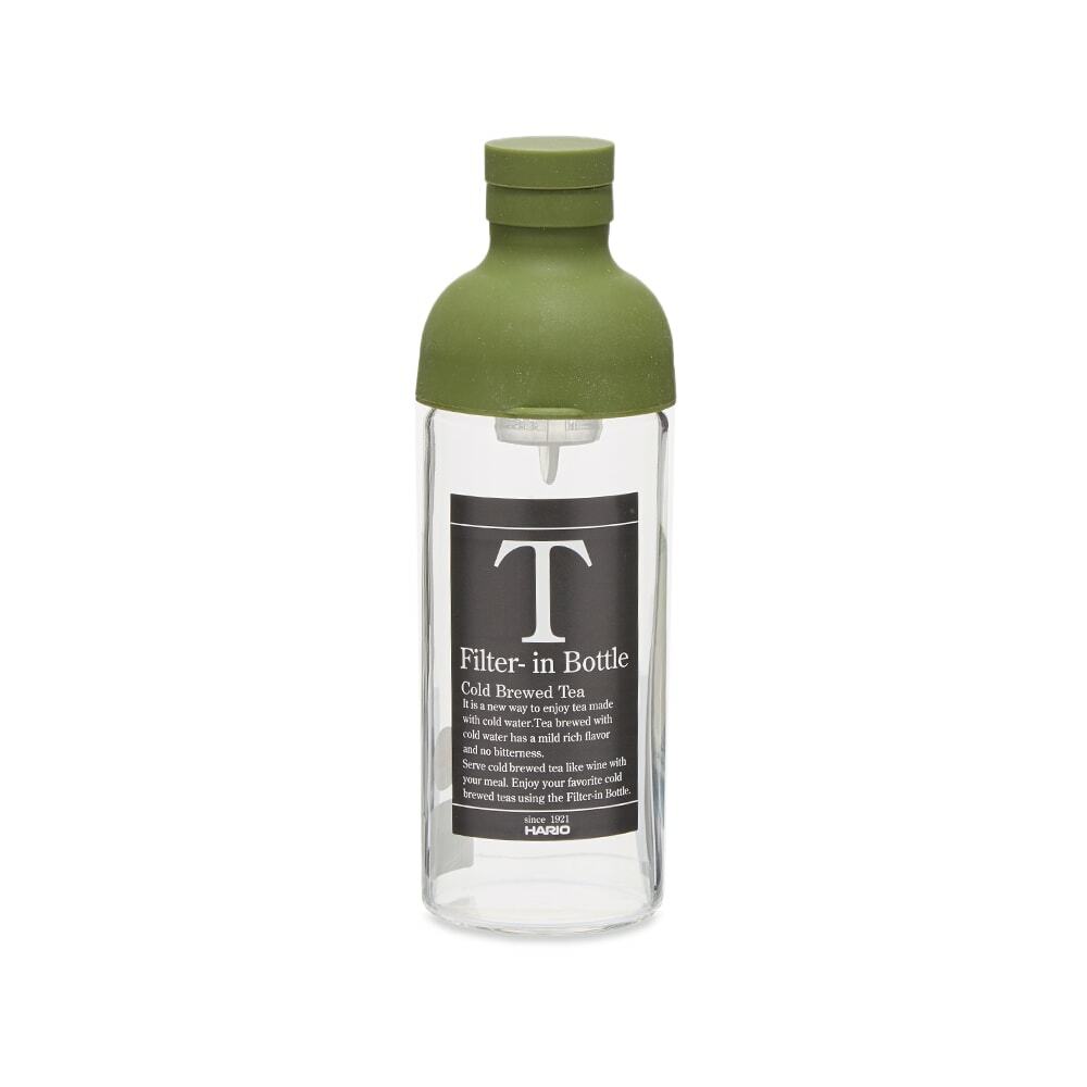 Hario Cold Brew Tea Filter Bottle in Olive 300Ml Hario