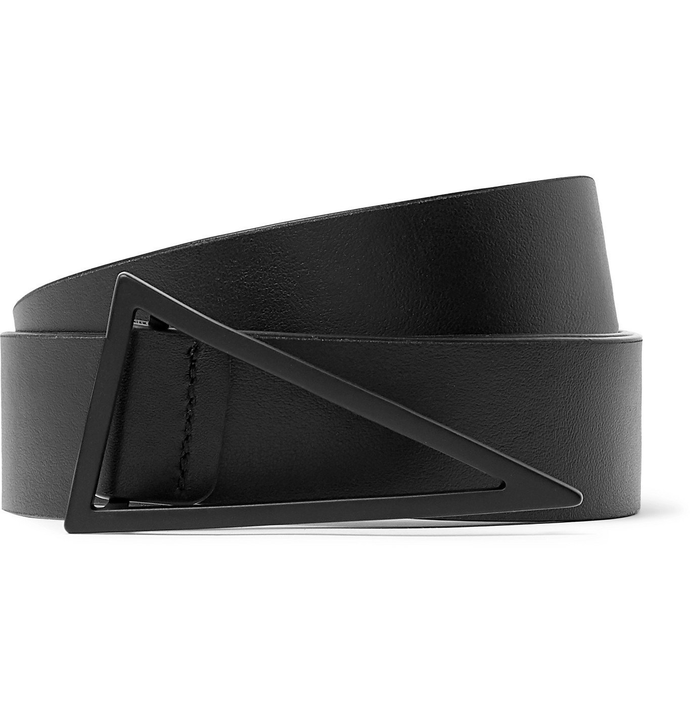 Bottega Veneta - 3cm Leather Belt - Black Bottega Veneta