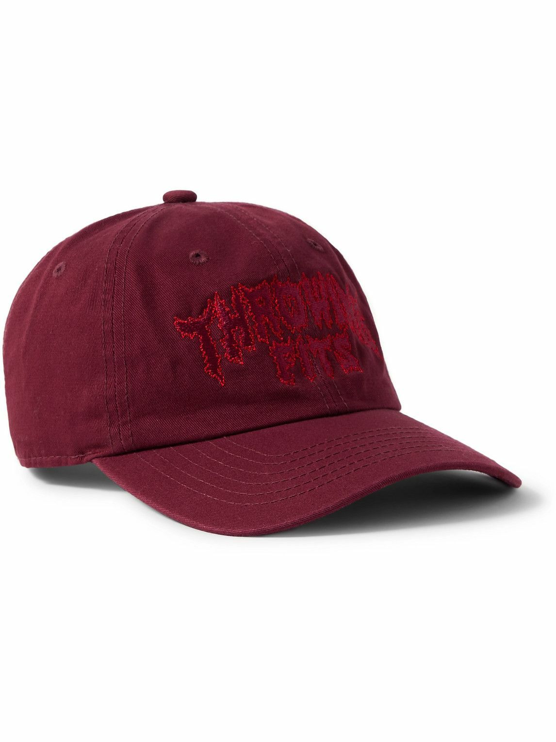 Throwing Fits LogoEmbroidered CottonTwill Baseball Cap