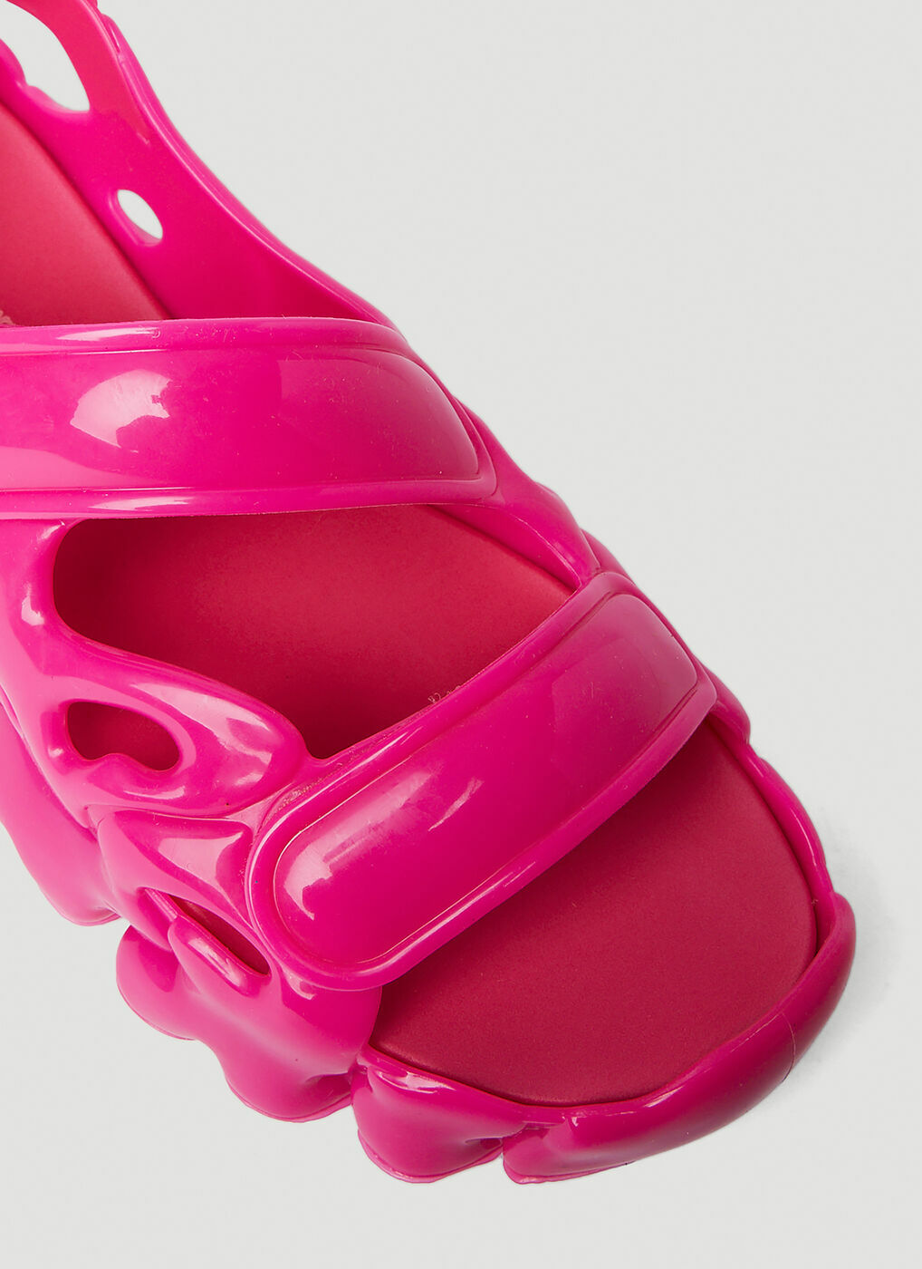 x Melissa Puff Sandals in Pink Collina Strada