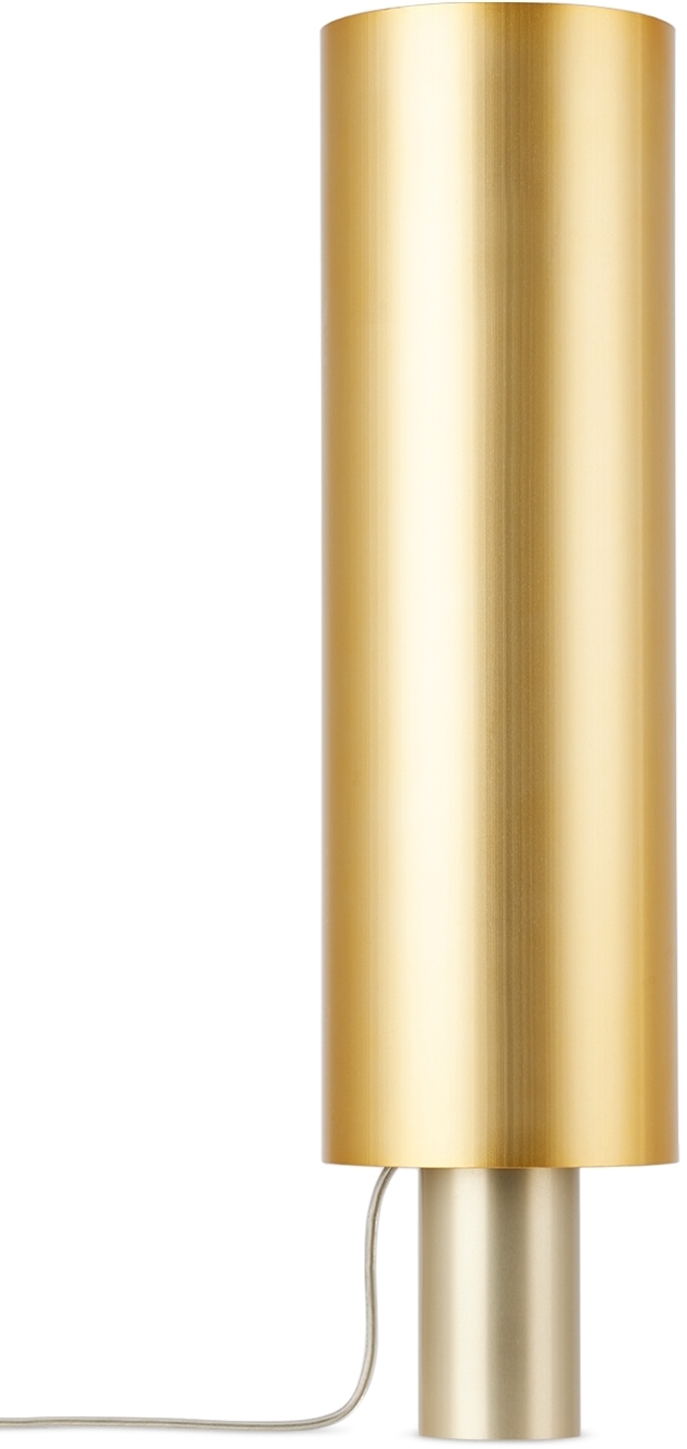 Forever Studio Gold & Beige Piece Out Lamp, North America