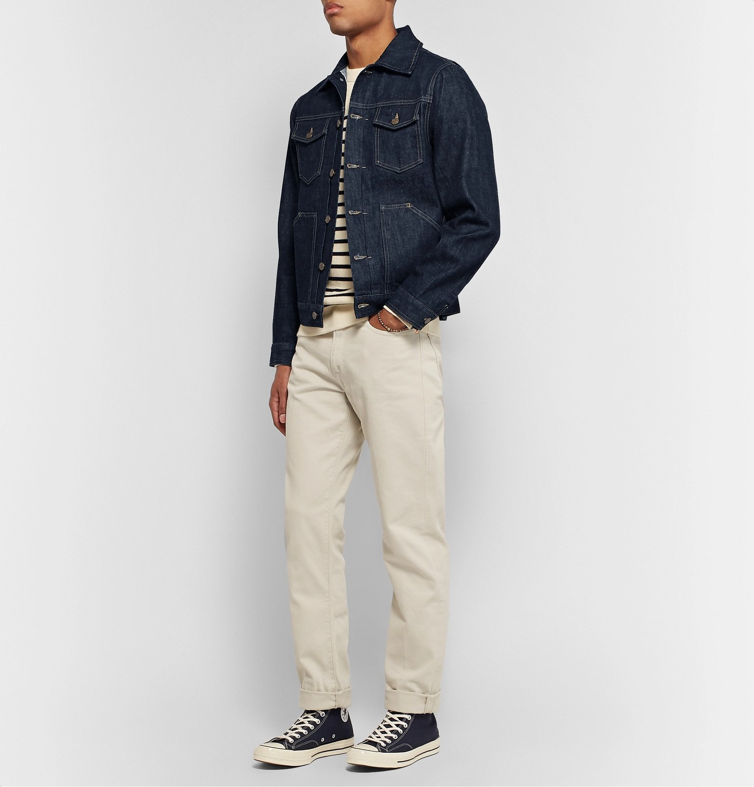 The Workers Club - Denim Jacket - Blue 