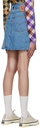 Levi's Blue Button Miniskirt
