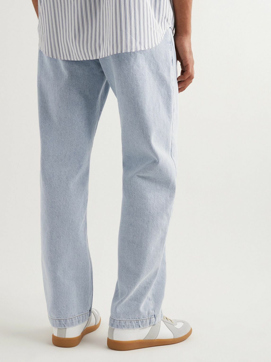 mfpen Throwing Fits WideLeg Organic Jeans Blue mfpen