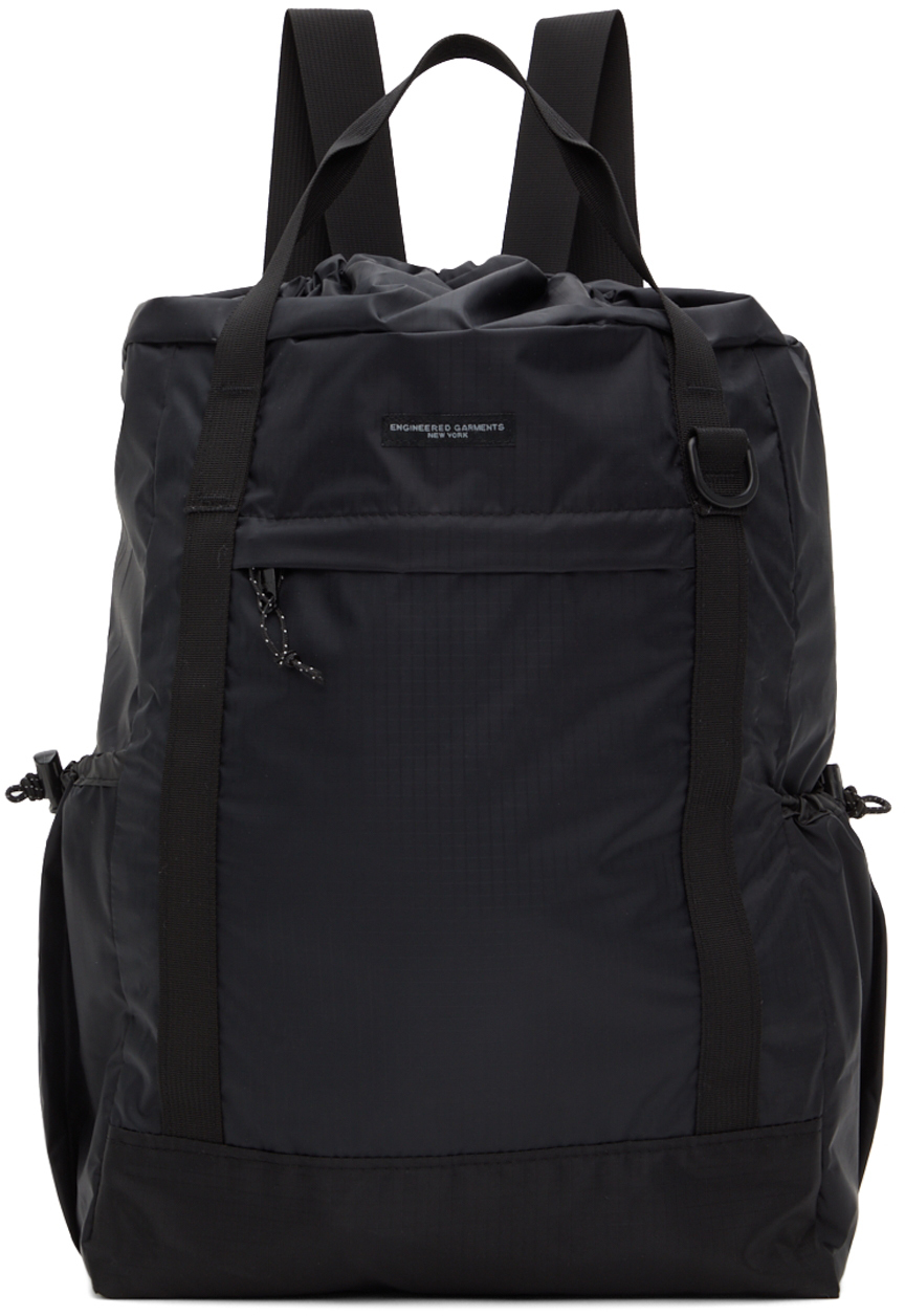 Engineered Garments Black 3-Way Backpack Engineered Garments