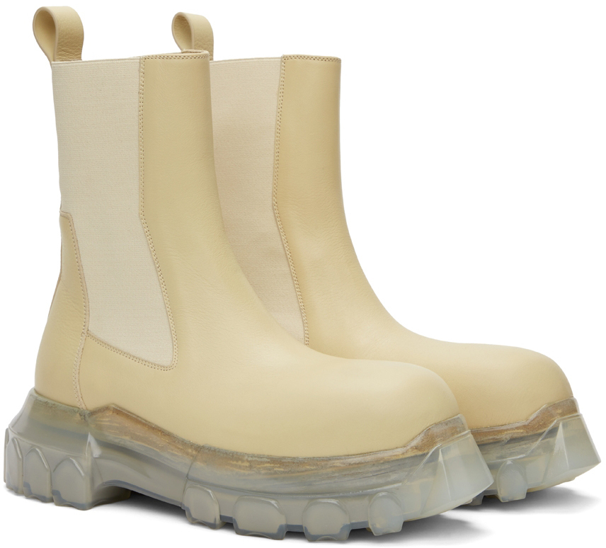 Rick Owens Off-White Beatle Bozo Tractor Chelsea Boots