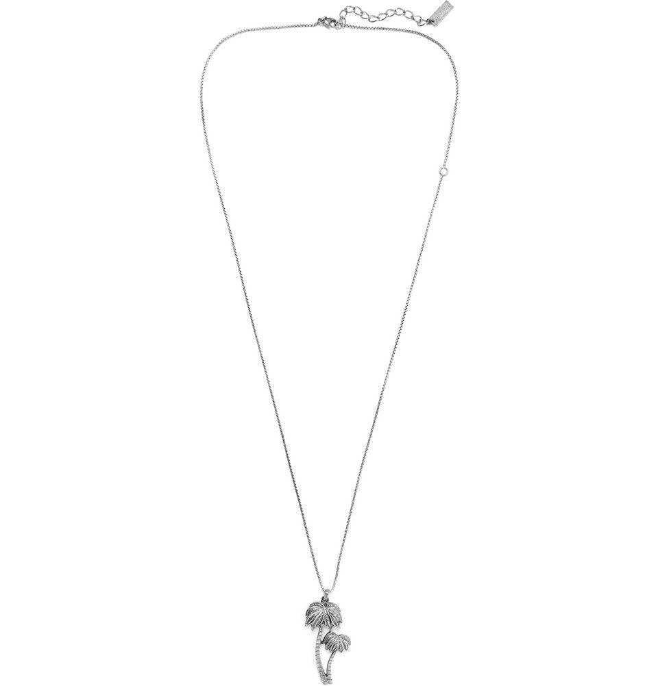 Saint Laurent Metal Lettering Keyring in Silver for Men Mens Necklaces Saint Laurent Necklaces White Save 44% 