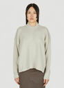 High Neck Knit Sweater in Grey