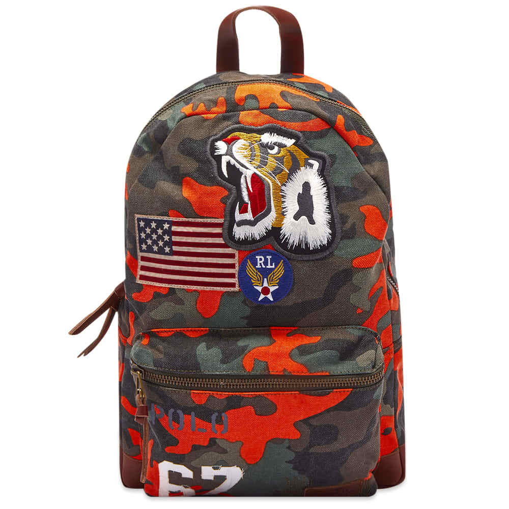 Photo: Polo Ralph Lauren Embroidered Tiger Camo Backpack