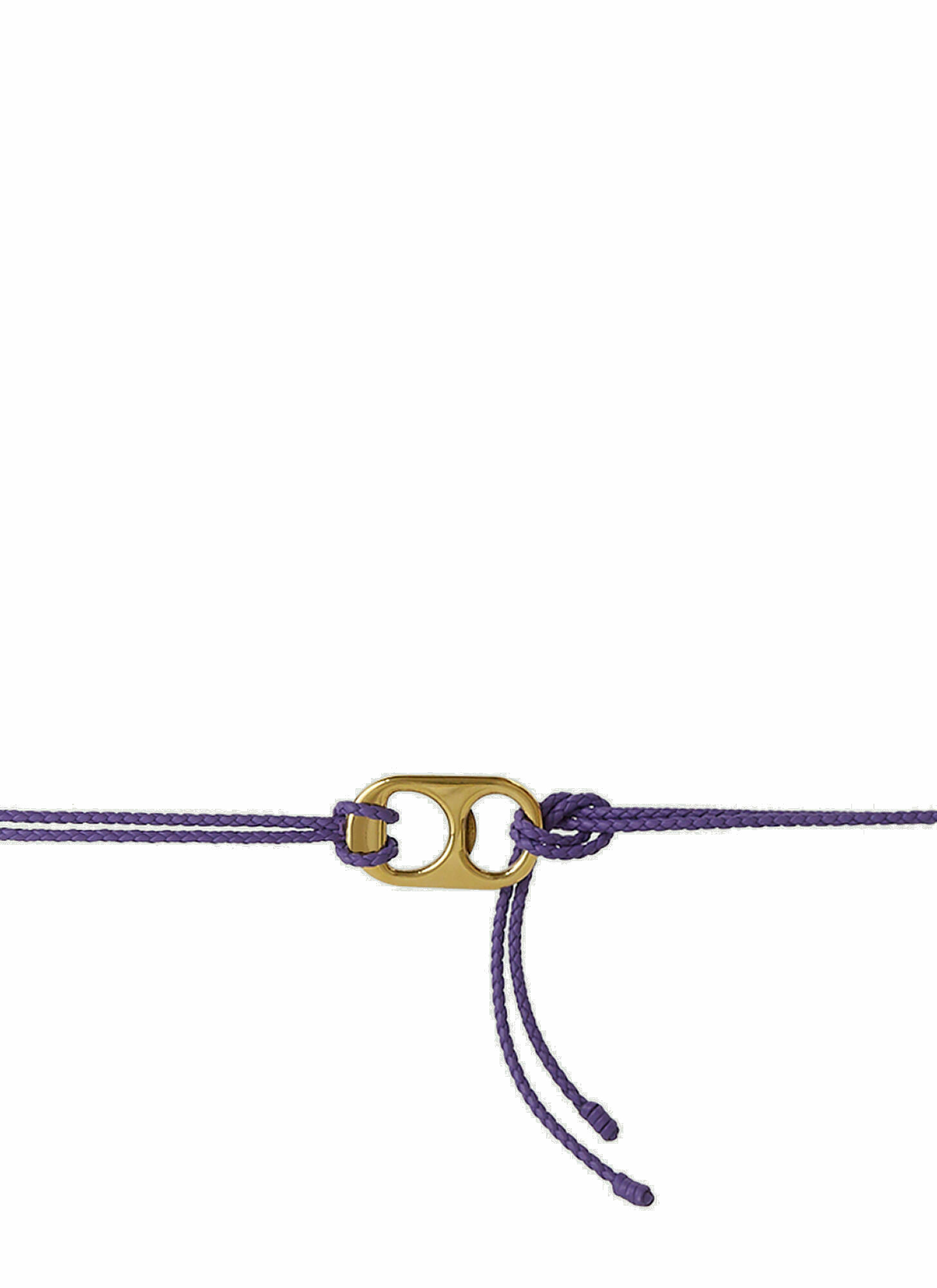 Photo: Ring Pull Braided Belt in Purple