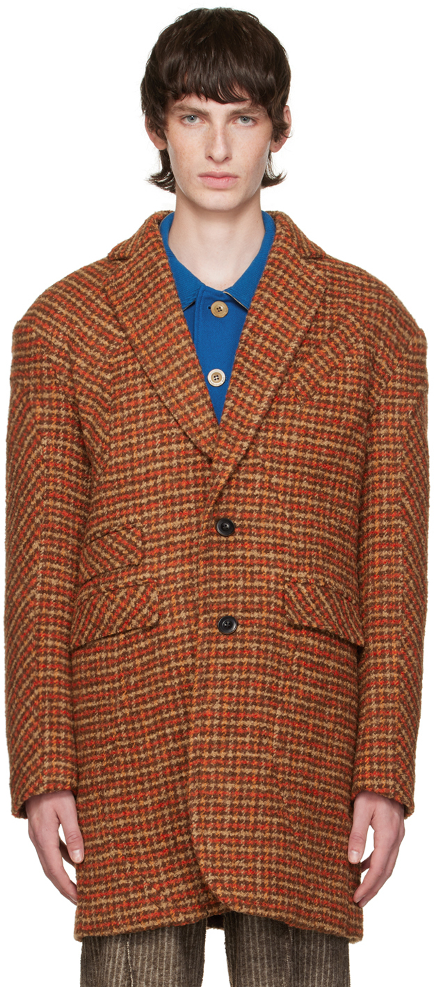 Andersson Bell Orange & Brown Andrea Coat Andersson Bell