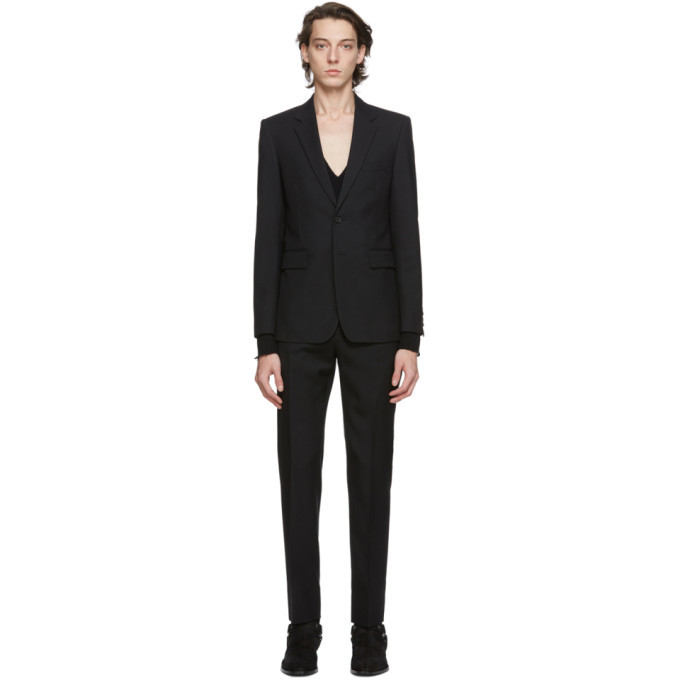 Saint Laurent Black Classic Suit Saint Laurent