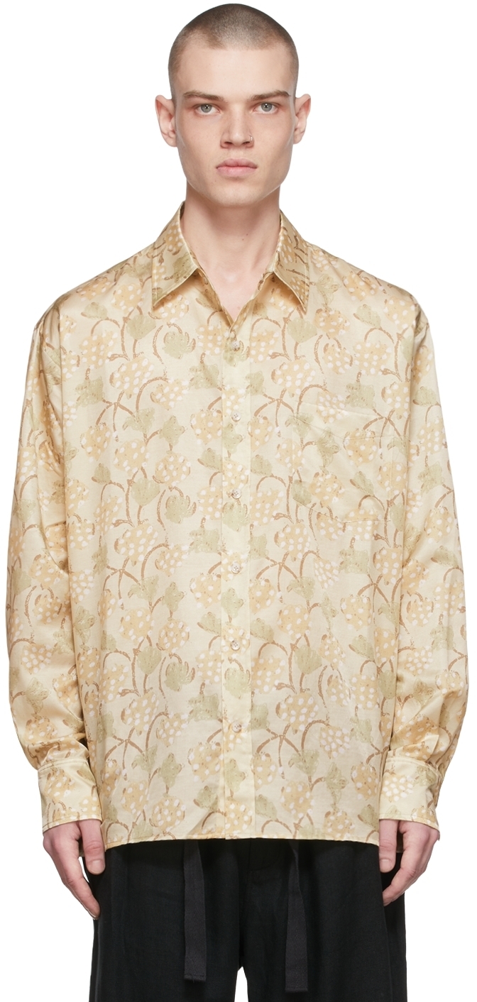 COMMAS Beige Silk Shirt