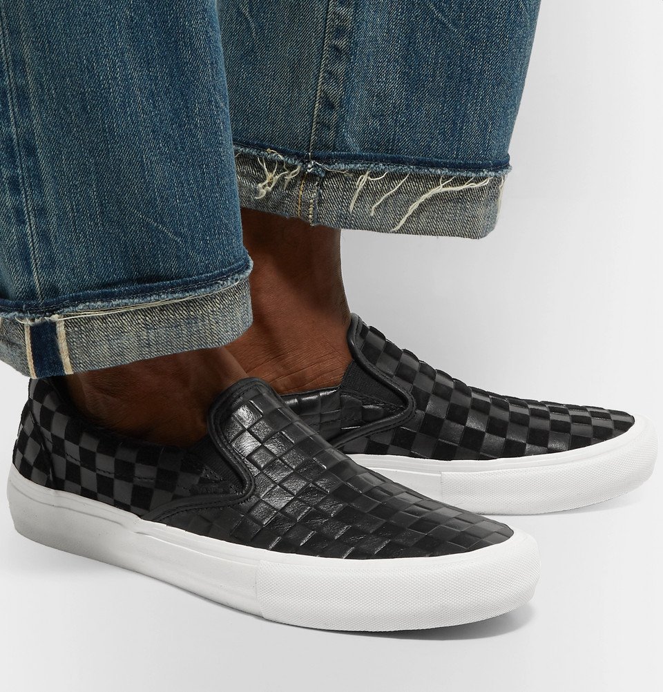 Vans - Engineered Garments OG Classic LX Checkerboard Leather and 