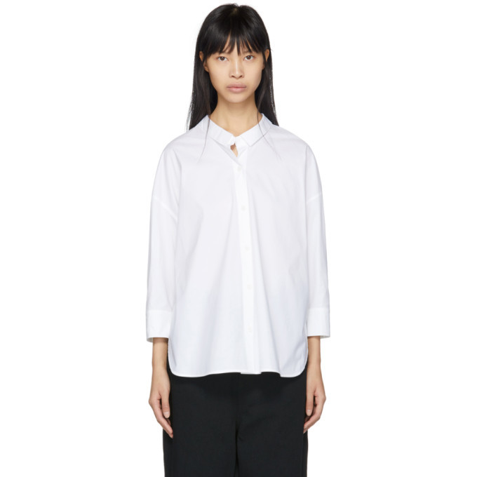 Kuho White Oversized Tonet Shirt Kuho