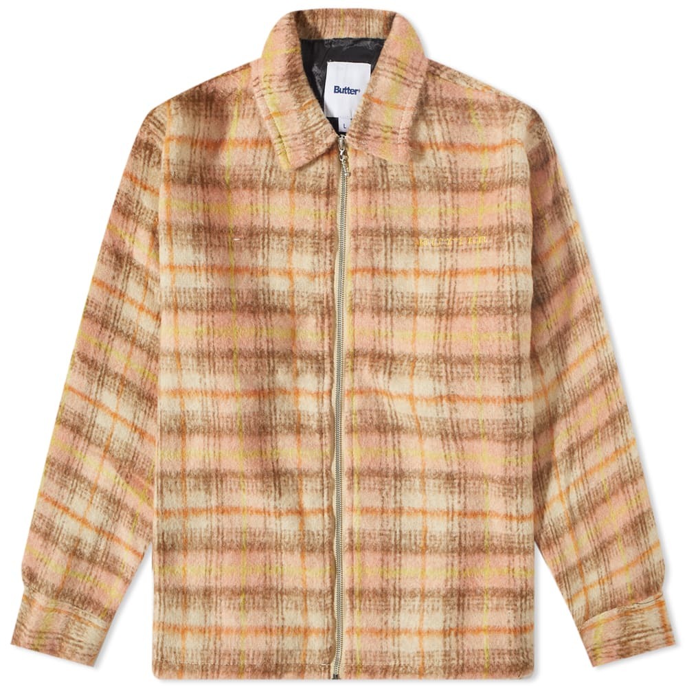 butter goods flannel plaid overshirt