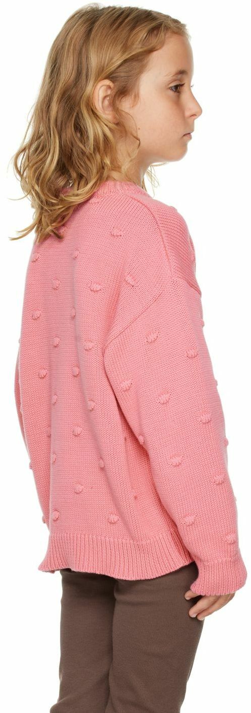The Campamento Kids Pink Happy Tree Sweater