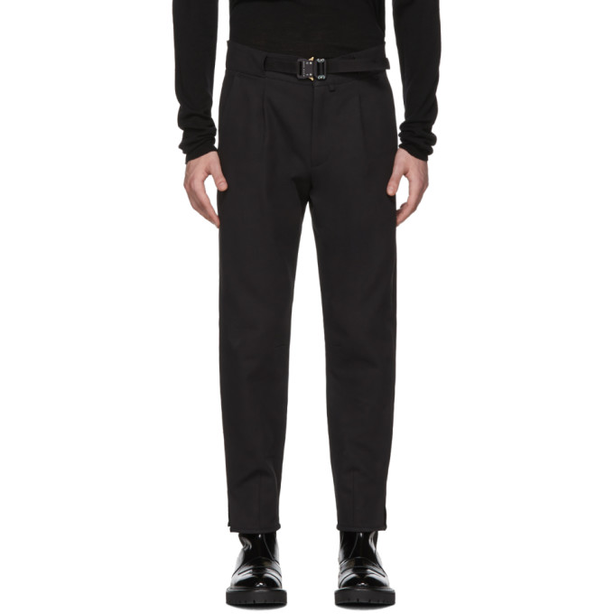Alyx Black Tailored Belted Trousers