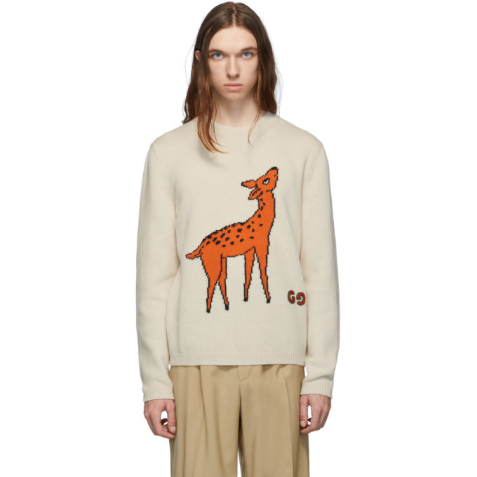 Gucci Beige Bambi Sweater Gucci