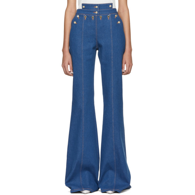 high rise sailor jeans