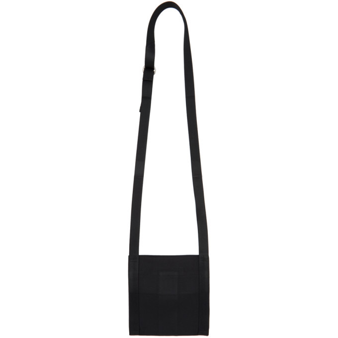 132 5. ISSEY MIYAKE Black Small Fold Square Bag 132 5. ISSEY MIYAKE