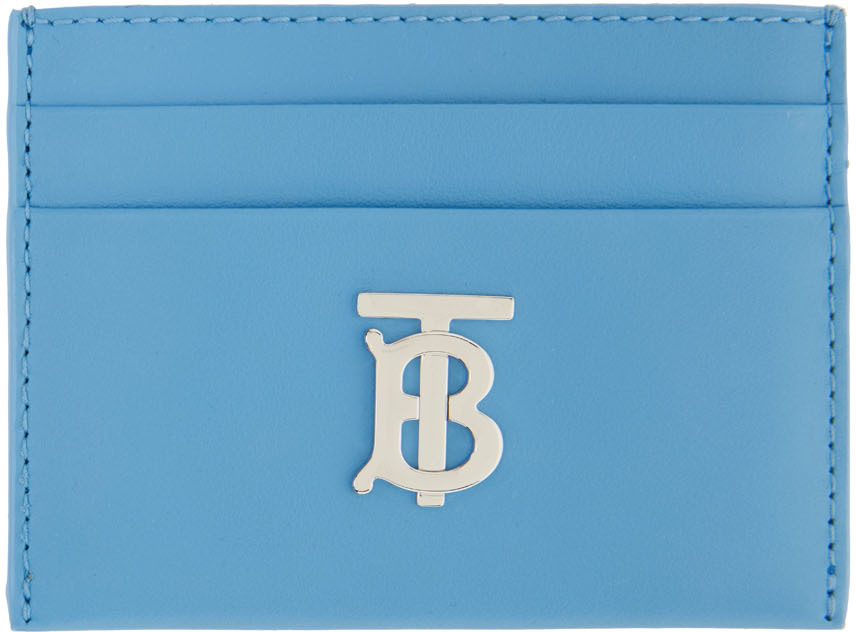 burberry blue card holder