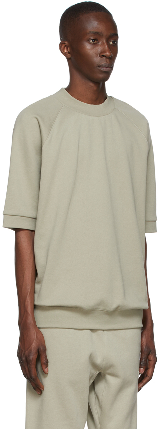Essentials Green Raglan Short Sleeve 