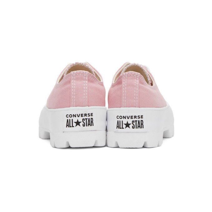 lugged pink converse