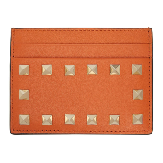 valentino orange rockstud