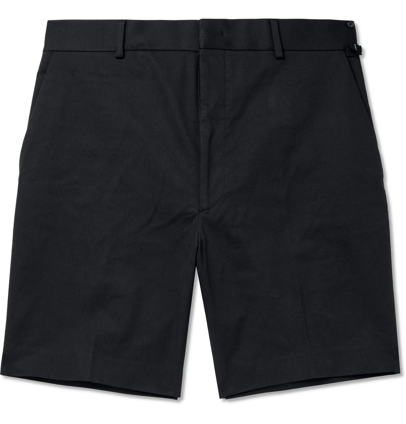 Fendi - Stretch Cotton-Twill Shorts - Black Fendi