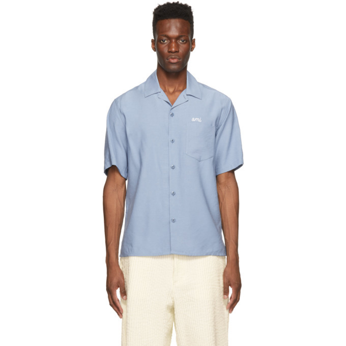 ami embroidered shirt