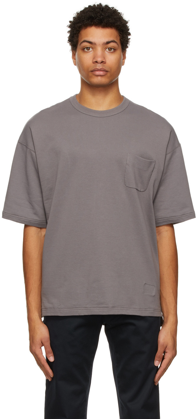 Nanamica Grey H/S Pocket T-Shirt Nanamica