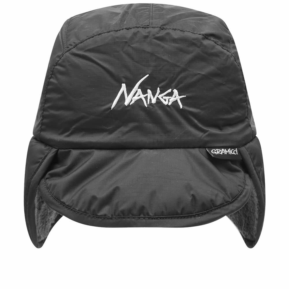 Gramicci x Nanga Boa Fleece Cap in Black Gramicci