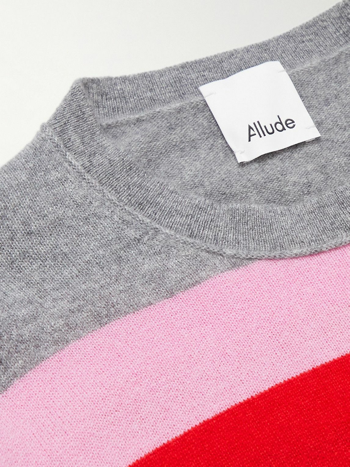 Allude - Striped Cashmere Sweater - Multi
