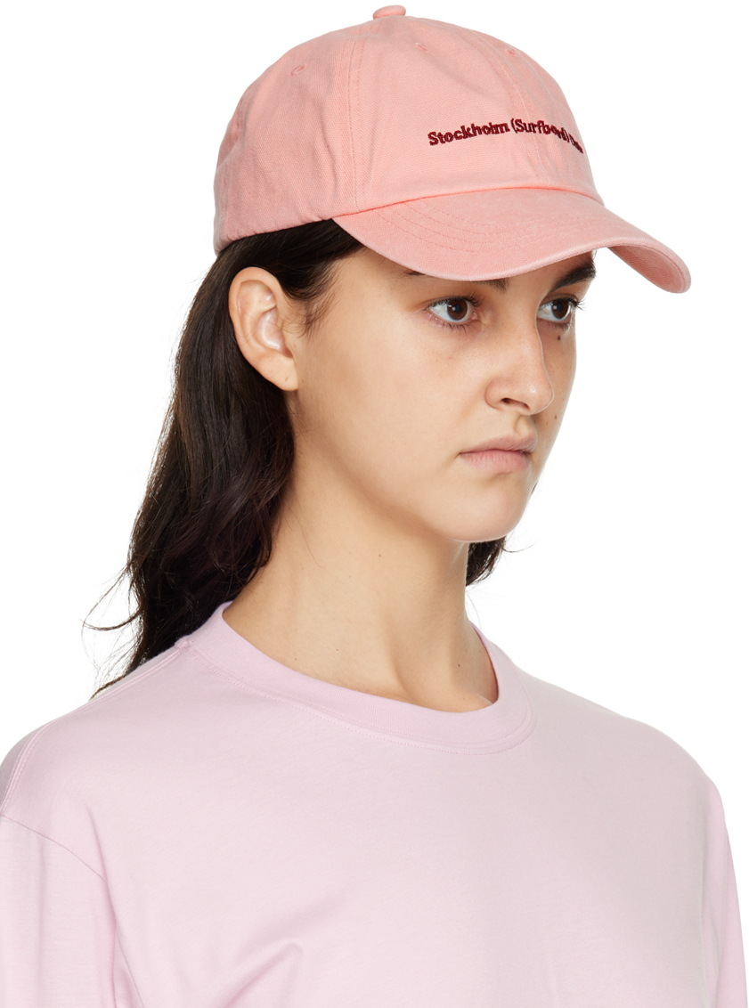 Stockholm (Surfboard) Club Pink Washed Logo Cap Stockholm Surfboard Club