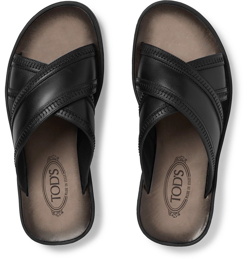Tod's - Leather Sandals Men - Black Tod's