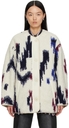 Isabel Marant Etoile Reversible Off-White Fleece Memma Jacket