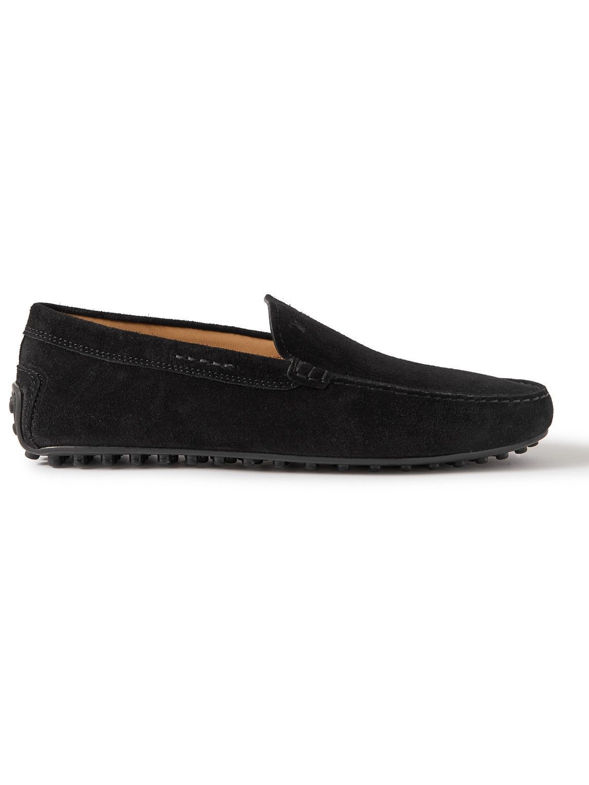 Tod's - Pantofola City Gommino Suede Driving Shoes - Black Tod's