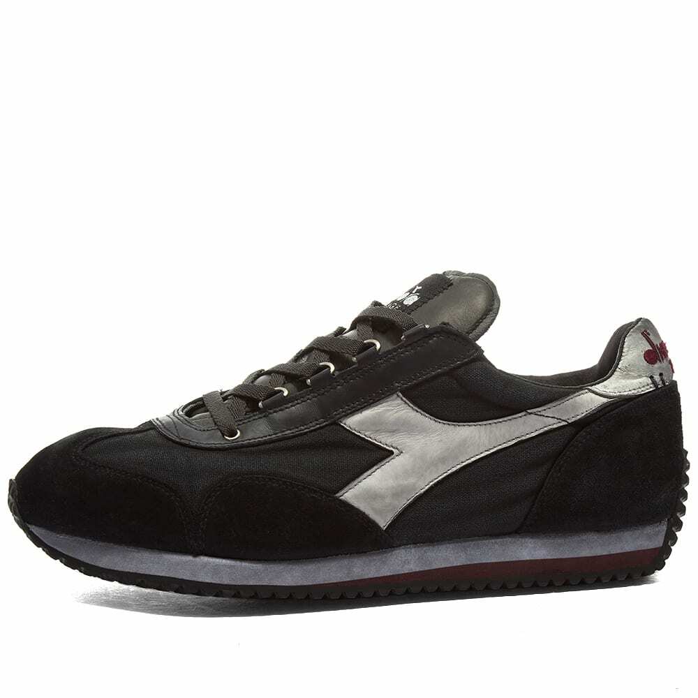 Diadora Men's Equipe H Sneakers in Anthracite Black Diadora