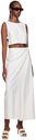 Reformation White Mylie Tank Top & Midi Skirt Set
