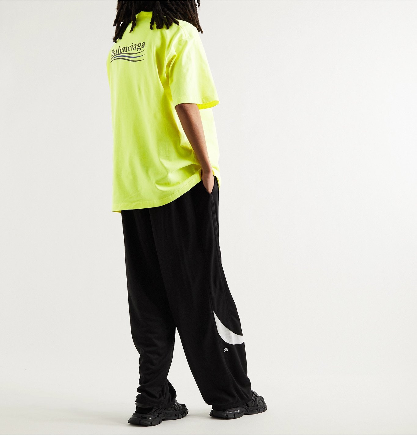 yellow balenciaga t shirt