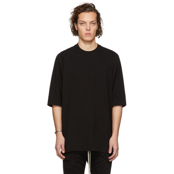 Rick Owens Black Crewneck T-Shirt Rick Owens