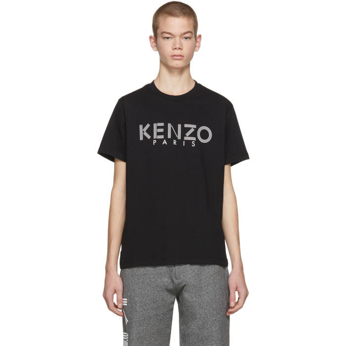 kenzo paris black t shirt