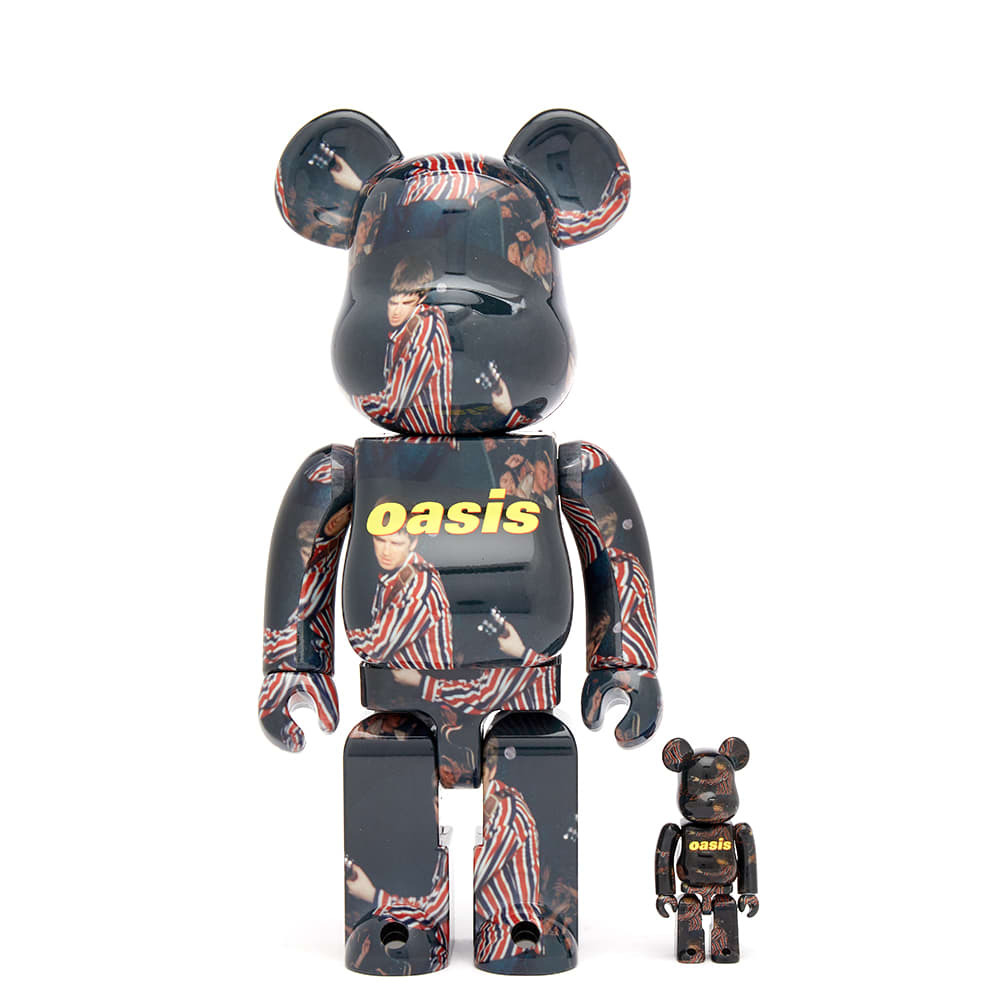 Medicom Oasis Knebworth 1996 (Noel Gallagher) Be@rbrick In Black 100% ...