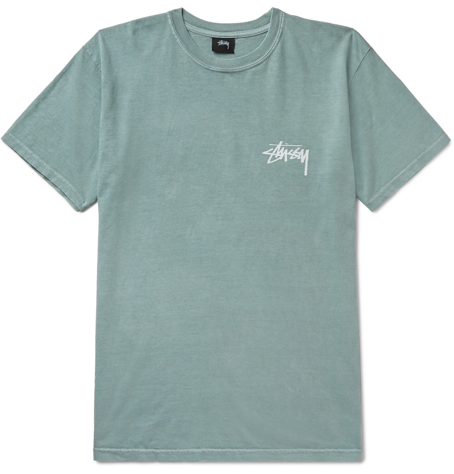 Stüssy - Daydream Printed Cotton-Jersey T-Shirt - Green Stussy