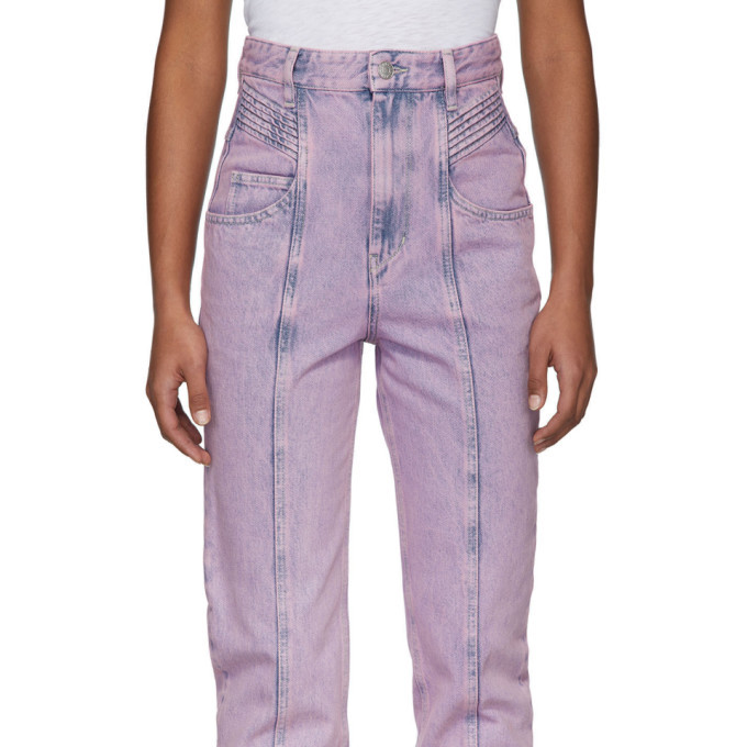 Isabel Marant Etoile Pink Henoya Jeans